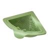 3Pcs Sink Corner Drain Baskets Magnetic Triangular Filter with Rotatable Drain Base Kitchen Sink Food Waste Catcher Drain Baskets