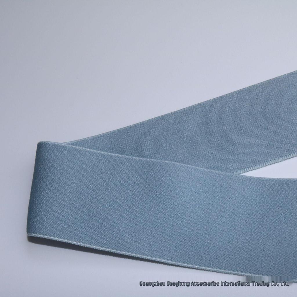 High-Elastic Polyester Imitation Nylon Band for Waistbands and Skirts