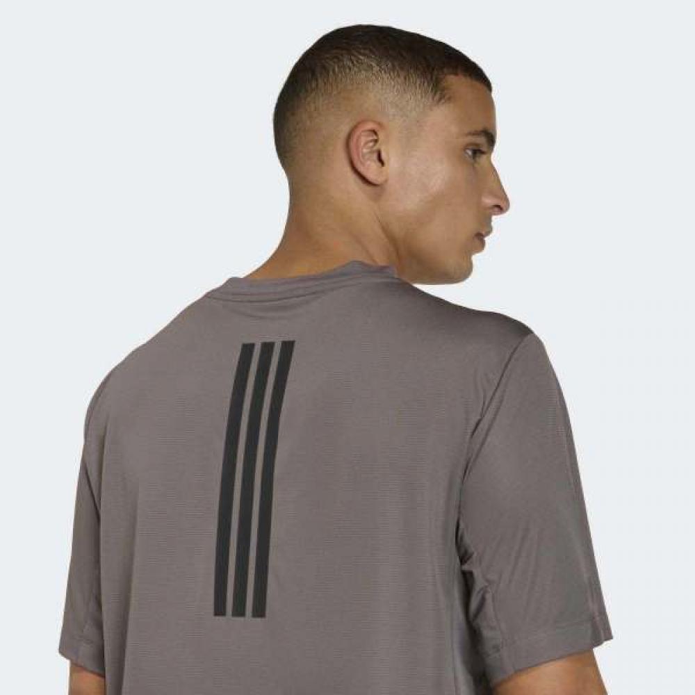 adidas Мужская футболка S D4T Prime 3 полоски