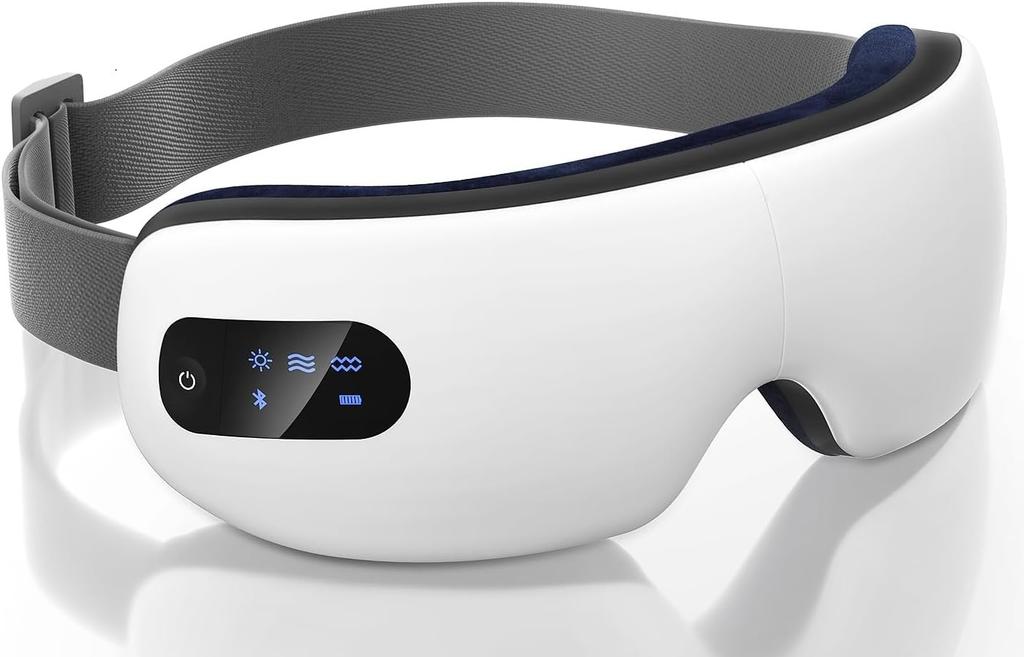 Boomax Eye Supervised by a Sleep Eye Eye 14 Air and Graphene Heating Bluetooth Music Japanese Sound White Warmer, 360° Airbag, Foldable, Specialist,