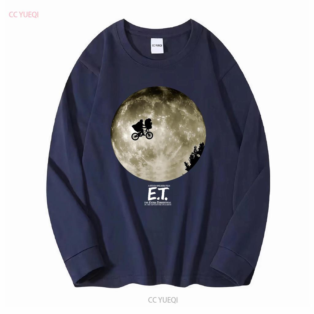 E T The Extraterrestrial 1982 Spielberg Retro Movie Shirt Black Size 2XL vintage Washed designer clothes streetwear Stylish