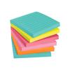 Блокноты Post-It в линейку Super Sticky 6 шт. (Майами)
