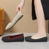 Женская обувь, новые летние тканевые туфли, туфли-лодочки на плоской подошве с острым носком и мягкой подошвой, вязаная дышащая повседневная обувь для мам