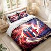 Bedding Set 1 Duvet Cover 2 Pillowcases Bologna FC Print Bedroom Home Decoration