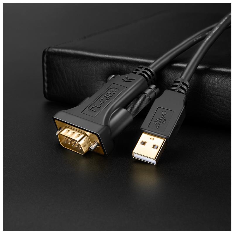 Высокоскоростной USB-кабель к последовательному порту RS232 с чипом PL2303, не требует установки драйверов, идеально подходит для программирования и подключения сканеров