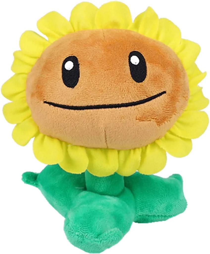 Плюшевые игрушки Plants Vs Zombies Подсолнух Горохострел Куклы Мягкая набивная подушка Детский рождественский подарок