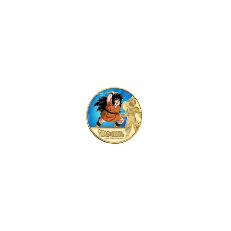 Anime Z Gold Plated Gold Coin Son Goku Vegeta Coins Kids Classic Anime Peripherals Collection Toy Souvenir