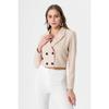 Women's Short Button-closed Blazer Jacket 245071 -