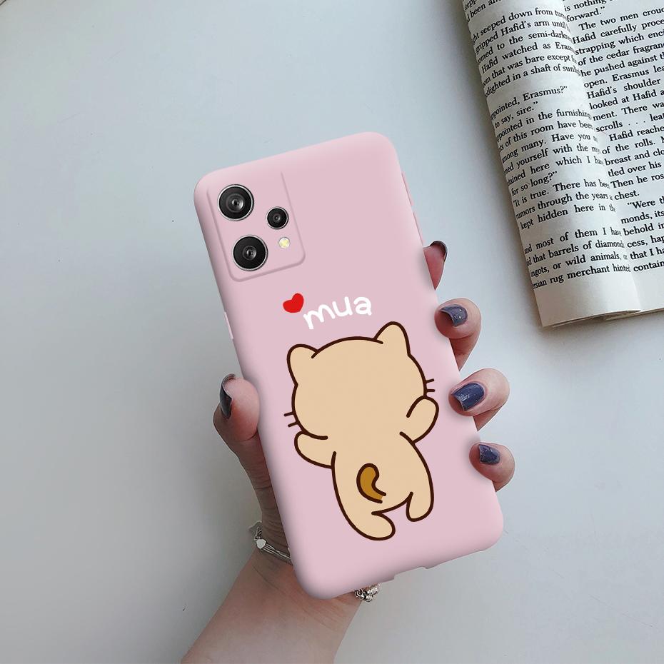 Чехол для Realme 9 2022 Милый Кот Мультяшный Расписной Мягкий Силиконовый Задняя Крышка Телефона Для Realme 9 4G Чехлы Fundas RMX3521 Realme9 Coque