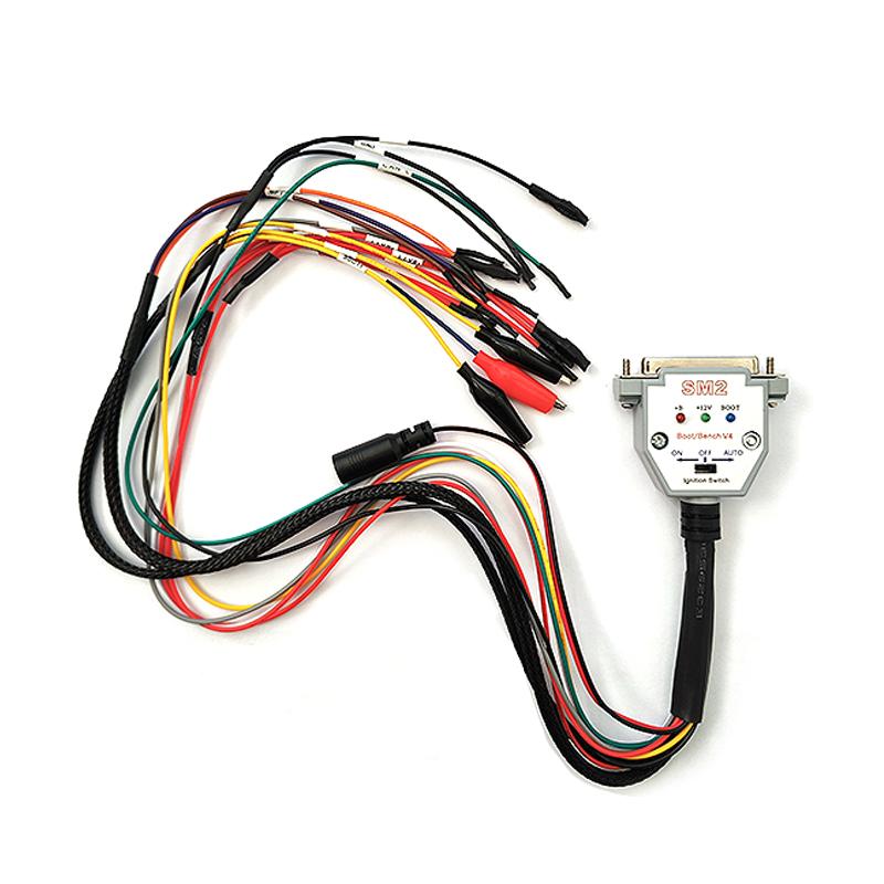 SM2 PRO 3 J2534 СВЕТОДИОДНЫЕ ИНДИКАТОРЫ Кабель для загрузки на стенде ECU DB25 Распиновка кабеля для стенда ECU Для VCI Чтение и запись ECU BATT VCC KLINE CAN-H CAN-L Сканеры кодов 4