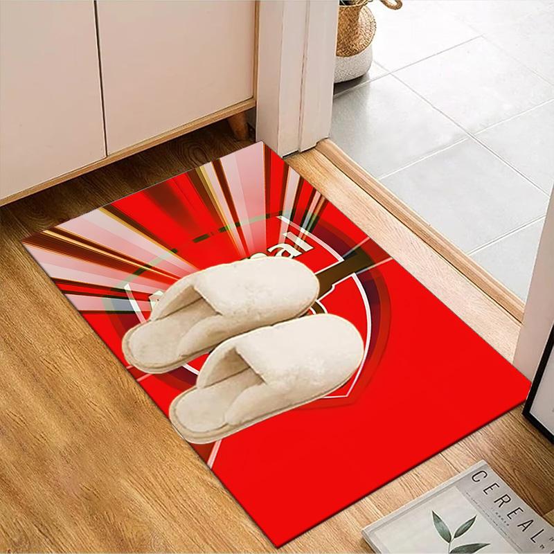 Arsenal Football Club Crest Rug Game Carpet, Floor Mat for Bedroom Living Room Entryway Rug, Home Decor Idea Gift for Christmas birthday