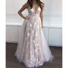 Women Wedding Bride Bridesmaids Elegant Sleeveless Mesh Lace Suspender Strap Maxi Long Dress Party Ball Gown