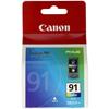 Canon Genuine Ink Cartridge 3 Colors BC-91 Small