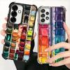 Набор акварели Палитра красок Покрытие Чехол для телефона Для Samsung A17 A07 A37 A57 A16 A56 A15 A55 A14 A54 A13 A53 A26 A36 A25 A35 A24