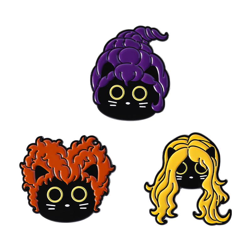 3-6 шт./набор Эмалевые значки с персонажами аниме-фильмов, Броши с кошкой Турбо-бабушкой, Подглядывающие значки на лацкан, Забавные украшения, Подарок для друзей