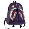 Graffiti Shark Backpack Personalized School Bag Bookbag Travel Bag Casual Daypack Halloween