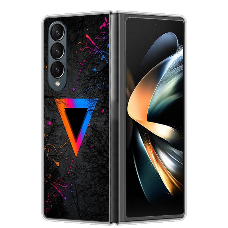 Чехол для Samsung Z Fold 4 ZFold 5 4 5G Жесткий прозрачный чехол для телефона для Samsung Galaxy Z Fold4 Fold5 Ударопрочный бампер Fundas