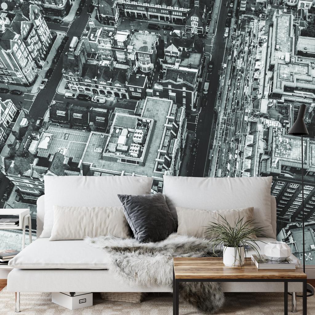 Фотообои Лондон Черно-белый гладкий винил 315x210