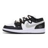 Air Jordan 1 Низкие Винтажные Баскетбольные Кроссовки Устойчивые к Скольжению и Истиранию Мужские Черно-Серые 553558-131(Команда85-)