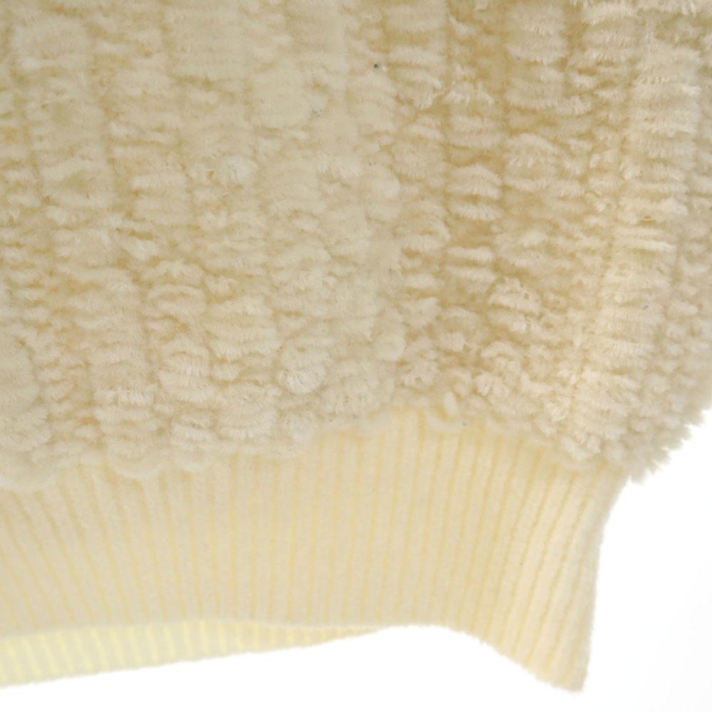 Santa fe 90-х годов Старый свитер с длинным рукавом 4 Вязаный цвета слоновой кости Женский Б/У