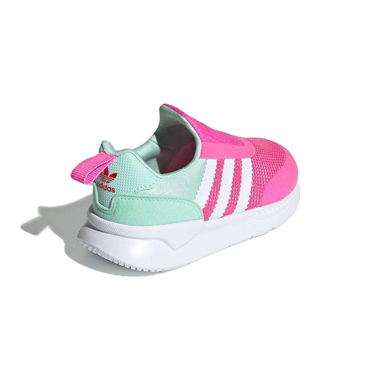 adidas Оригинальные ZX 360 Удобные Дышащие Низкие Кроссовки для Ходьбы Детская Обувь Розовый Белый Зеленый FX4944