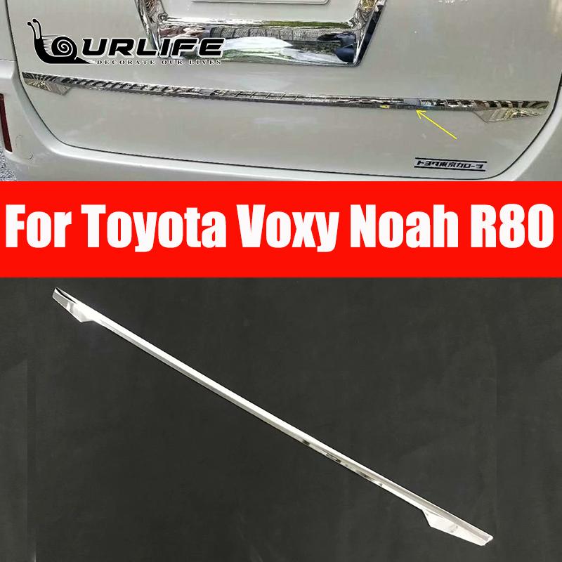 Хромированная задняя крышка багажника, лицензионная накладка для Toyota Voxy Noah R80 2017 2018, защита багажника