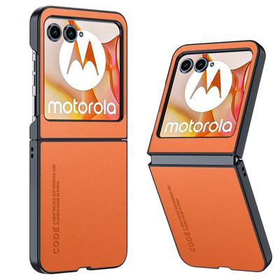 Для Motorola Razr 60 Ultra / Razr 50 Чехол Роскошный защитный чехол из искусственной кожи для Motorola Moto Razr 50 Ultra Funda Capa