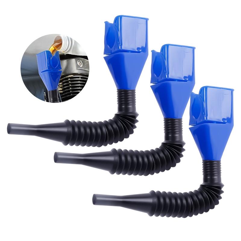 1/3 шт. Телескопическая воронка для заправки автомобиля, универсальная воронка для перекачки масла, бензина, фильтра, складные портативные воронки