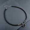 Eye Simple Fashion Stainless Steel Girl Gift Personality Necklace Men Bead Necklace Fashion Jewelry