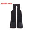 Single/Double Hook Car Headrest Hook Premium Suede Rear Seat Hanging 20Kg Large Load-Bearing Hook Hanger Universal