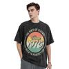 Washed T Shirt Vintage 1975 Made In 1975 Hip Hop Vintage T-Shirt Oversize Streetwear Short Sleeve Summer Tops Tees Men Women