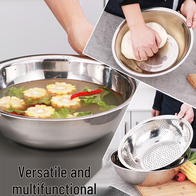Утолщенная круглая кухонная мойка из нержавеющей стали