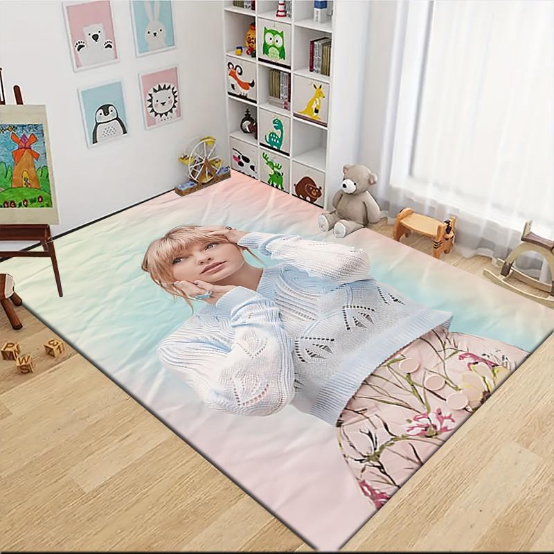 Springtime Dreamscape Carpet Rug Soft Washable Antislip Home Living Room Sofa Mats Personalized Christmas Rug