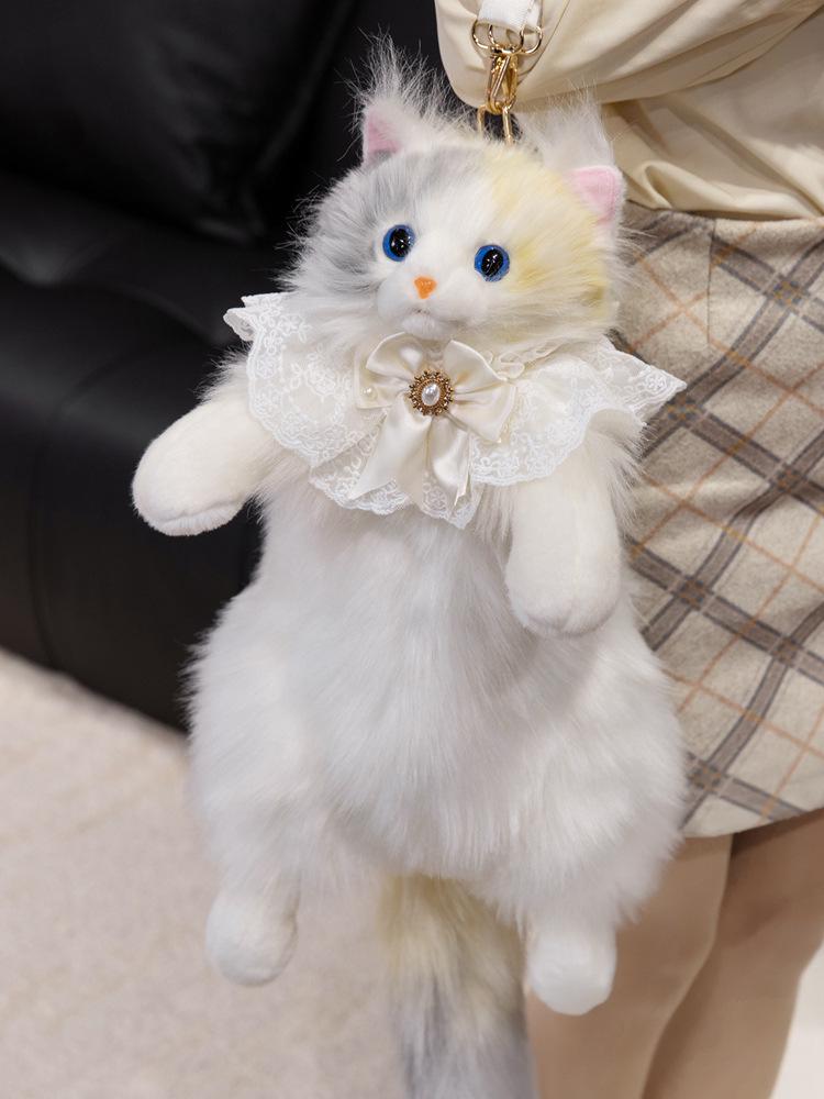 Рэгдолл Кошка Плюшевая Игрушка Рюкзак – Плюшевый Друг Кукла Подарок на День Рождения