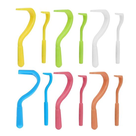 2 шт./набор инструментов для удаления клещей, безболезненное удаление клещей, пинцет, портативный пластиковый захват для удаления клещей для собак, кошек и людей