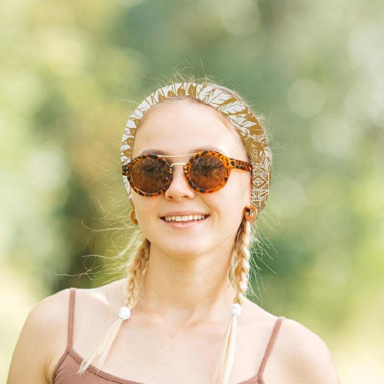 21'' Повязка на голову Рэпер Головной платок Бандана для волос Гладкие тюрбаны Узор черепа