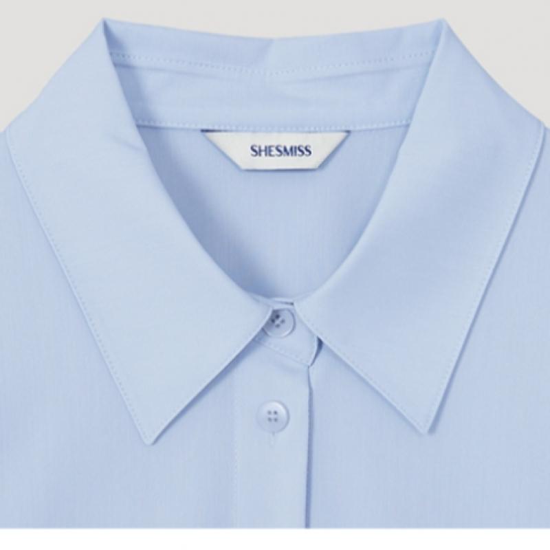 Она S miSS базовая приталенная рубашка SwwStp12020 Bl