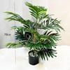 Potted Turtle Back Bonsai: Faux Floor Plant Decoration - Small Green Simulation Ornaments for Living Room