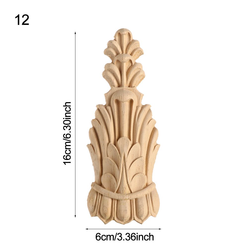 Style Decoration Crafts Vintage Wood Carved Cabinet Seat Feets Furniture Foot Legs Home Decor