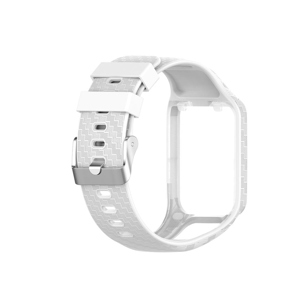Replacement Silicone Watch Band Strap Wristband for TomTom Runner 2/3 Spark/3 Sport GPS Watch