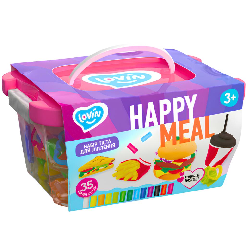 Zestaw Kreatywny Kolorowej Ciastoliny Z Akcesoriami I Foremkami - Happy Meal