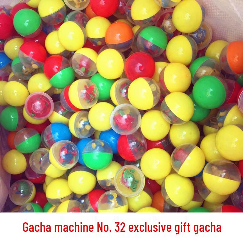Нет. 32 Смешанные пластиковые шарики-призы для гашапон-машин