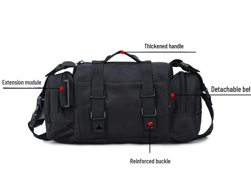 Тактическая многофункциональная поясная сумка MOLLE для рыбалки на открытом воздухе и хранения камеры