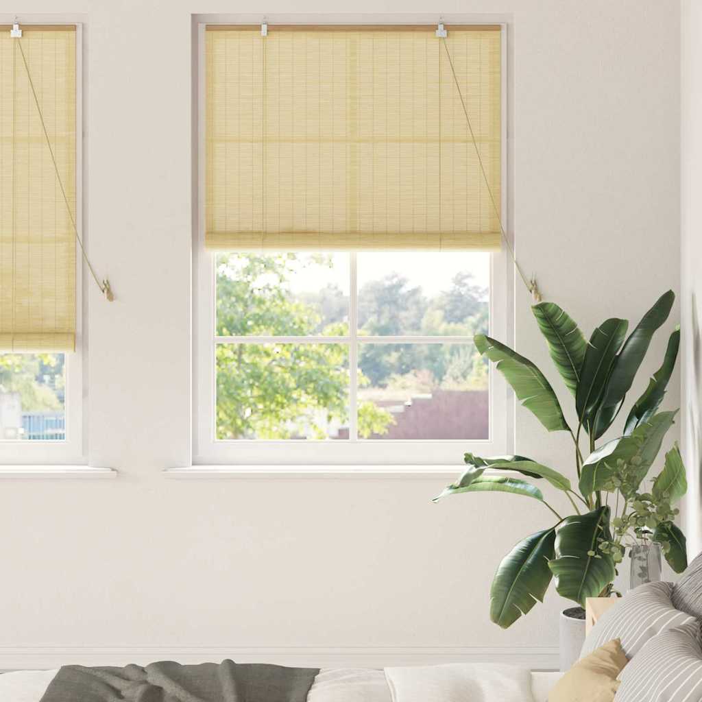 Natural Bamboo Roller Blind 120 x 220 cm
