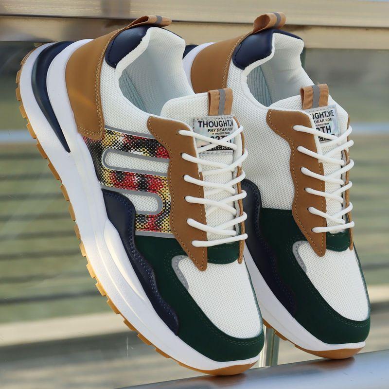 Summer shoes men's 2026 spring and autumn new breathable mesh sports shoes lightweight soft-soled casual shoes
