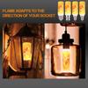 E12 E14 E27 B22 Светодиодные лампочки с эффектом пламени, 3 режима, мерцающая декоративная лампа