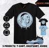 Футболка Foamposite One Psychic Blue Сочетание Кроссовка Монета Капля Пенни 1 Цент Футболка Унисекс Футболка