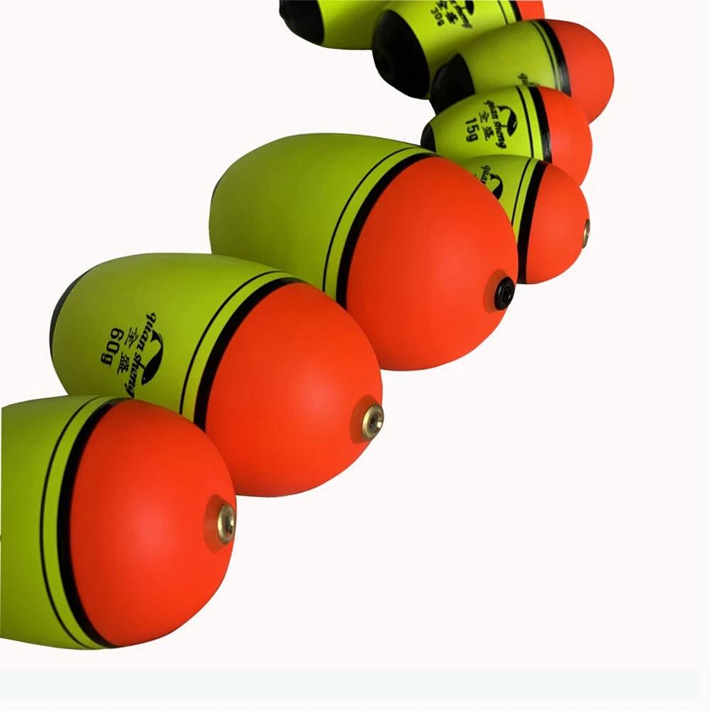 Long/oval Buoyancy Cat fish Bobber Ball Boia Eva Foam Fishing Float