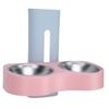 Настенная миска для кормления домашних животных из нержавеющей стали   Высота Двойные миски Настенная миска для животных Кормушка