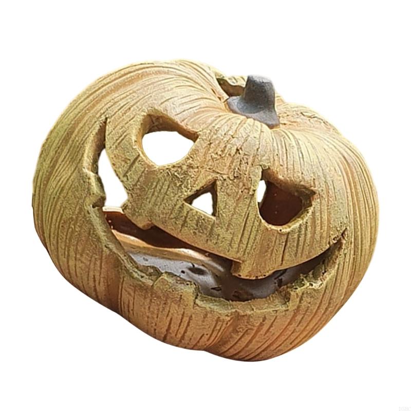 Horror Pumpkins Fishes Tanks Accessory Playfulness Underwater Shelter For Small Fishes Halloweens Themed